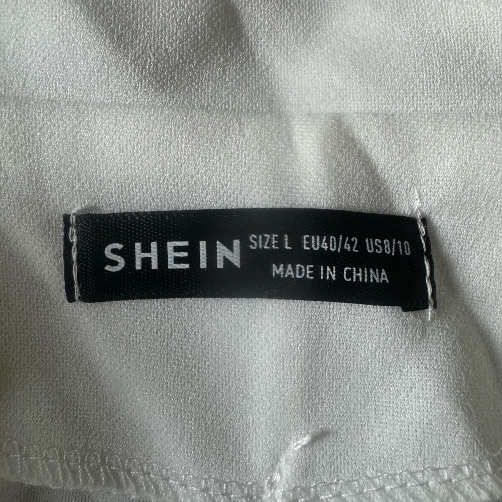 SHEIN White Tailored Blazer with Notched Lapels(BRAND NEW) - Picture 4 of 4